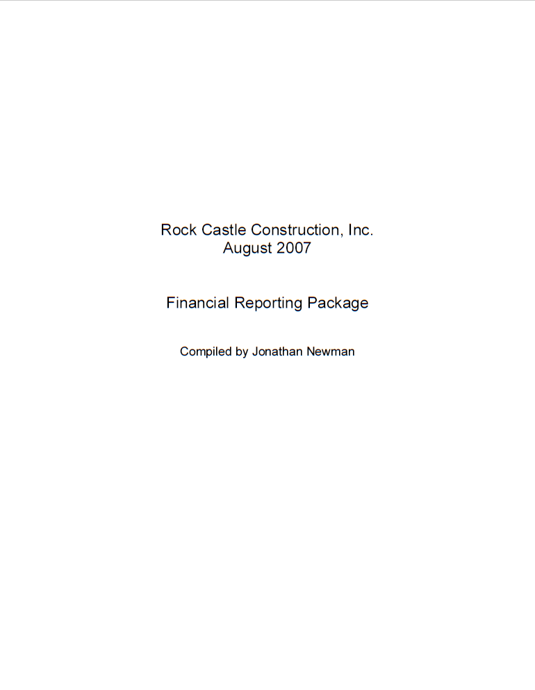 Download Small business monthly financial reporting package ...